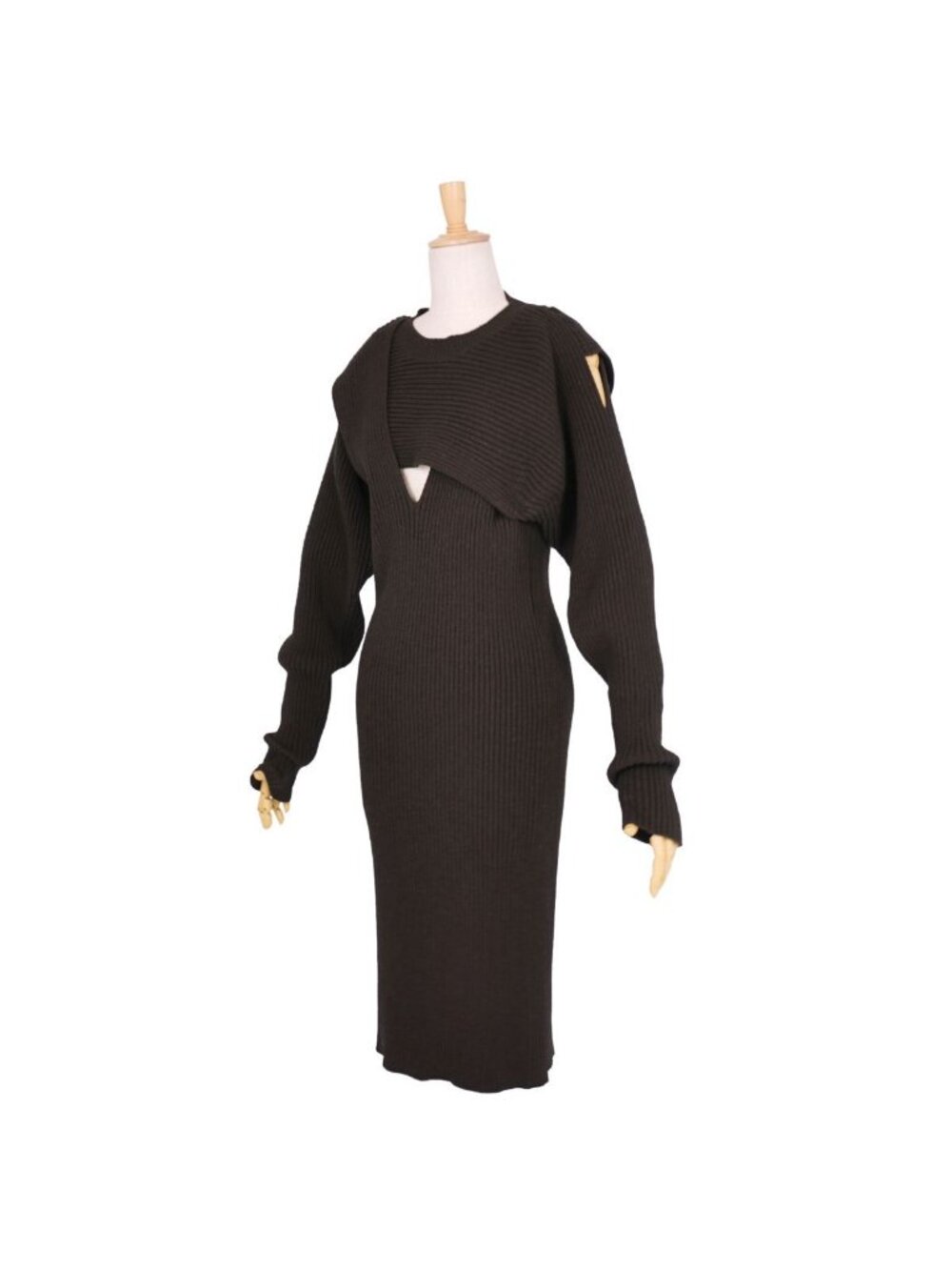 Bottega Veneta Dress Brown View 4
